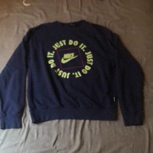 Blue Nike crewneck